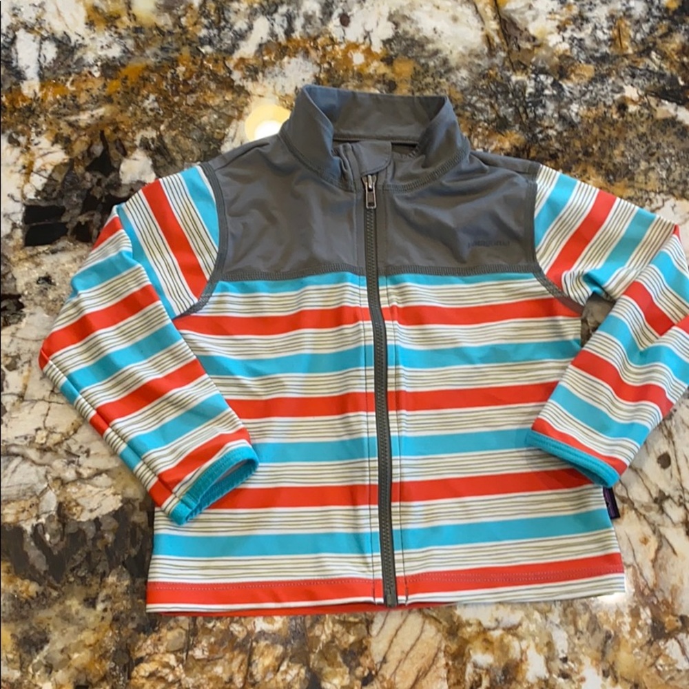 Patagonia swim shirt.
